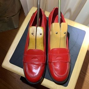 Tory Burch Slip On Penny Loafers A778 red size 9.5